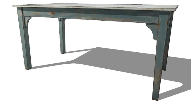 餐桌sketchup模型-编号181880 sketchup室内模型下载 第1张