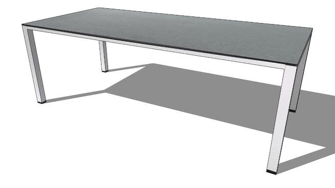 餐桌sketchup模型-编号182381 sketchup室内模型下载 第1张