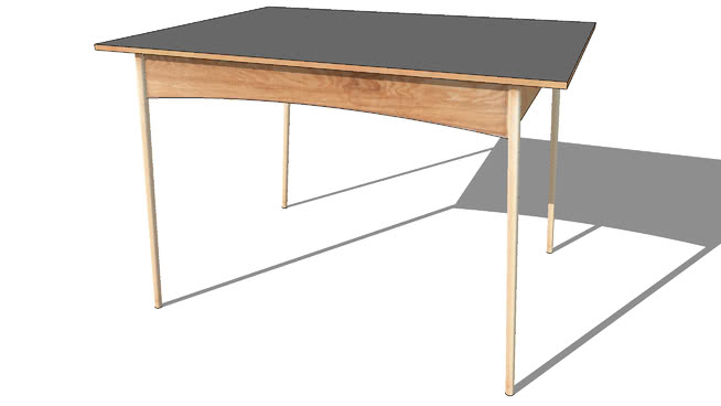桌子草图大师模型下载-室内家具编号182465 sketchup室内模型下载 第1张