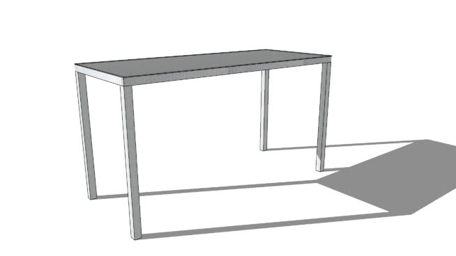 餐桌sketchup模型-编号182477 sketchup室内模型下载 第1张