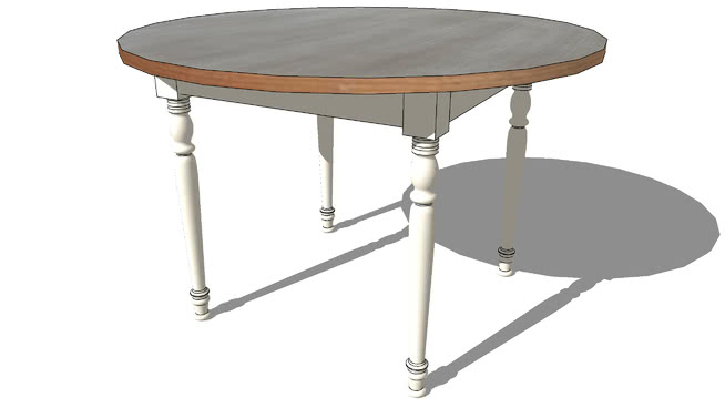 餐桌sketchup模型-编号182519 sketchup室内模型下载 第1张