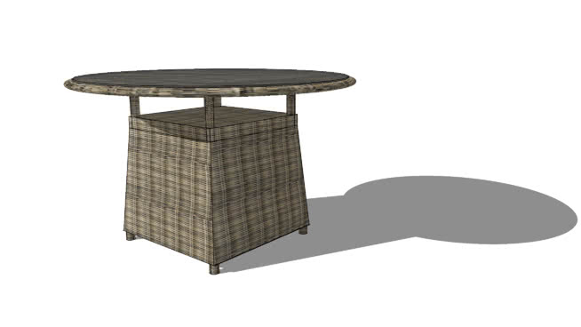 餐桌sketchup模型-编号182558 sketchup室内模型下载 第1张