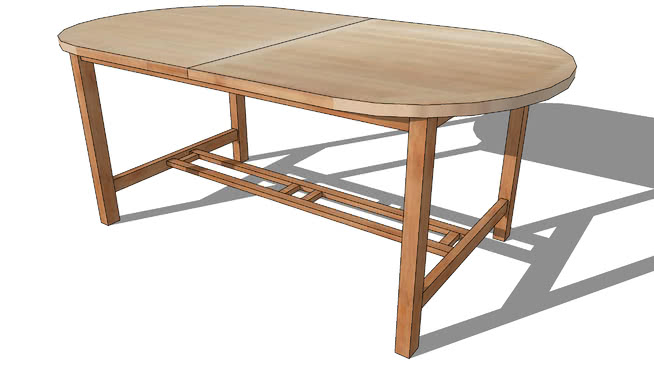 桌子草图大师模型下载-室内家具编号182588 sketchup室内模型下载 第1张
