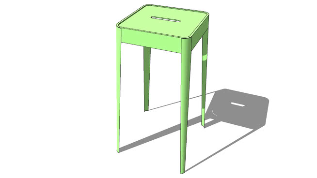 吧凳小凳子模型-编号182792 sketchup室内模型下载 第1张