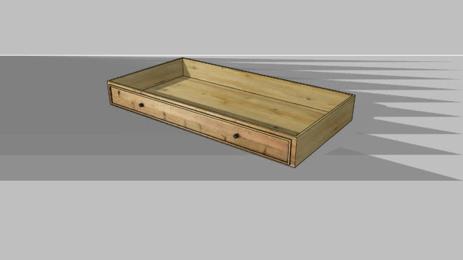 抽屉里的孩子睡眠再生木材榛子，,50室内模型 sketchup室内模型下载 第1张