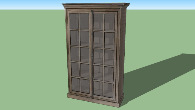 展示橱窗柜模型-编号184390 sketchup室内模型下载 第1张