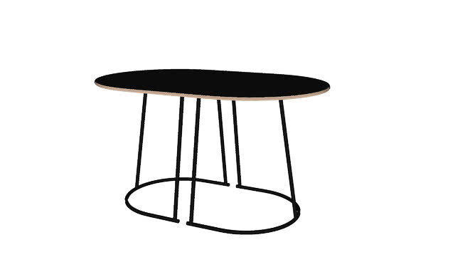 AIR咖啡桌-小穆托-由塞西利曼茨设计 sketchup室内模型下载 第1张