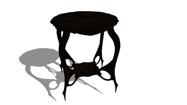 新艺术table室内模型 sketchup室内模型下载 第1张