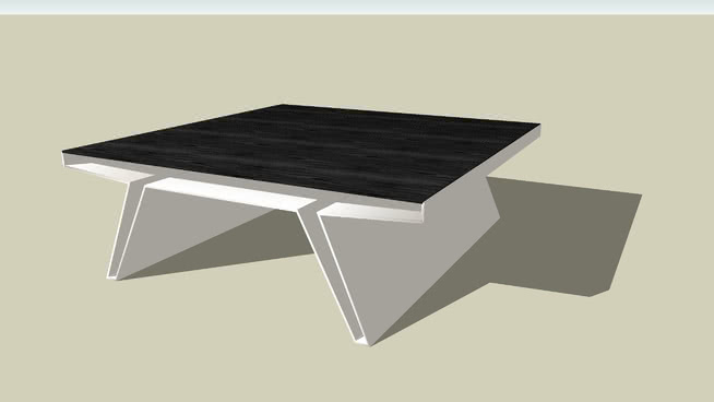 巴巴雷拉广场咖啡桌 sketchup室内模型下载 第1张