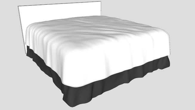 casal室内模型床 sketchup室内模型下载 第1张