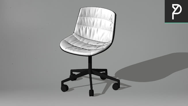 椅子-AM 018 sketchup室内模型下载 第1张