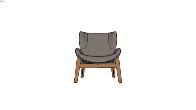 daff室内模型椅 sketchup室内模型下载 第1张