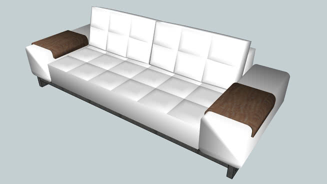 沙发模型-编号186698 sketchup室内模型下载 第1张