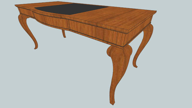 书桌办公桌模型-编号187086 sketchup室内模型下载 第1张