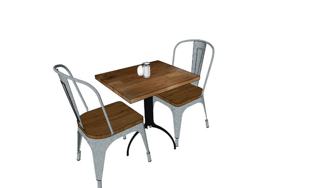 桌椅模型-编号187154 sketchup室内模型下载 第1张