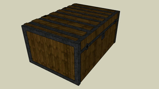木制储藏柜 sketchup室内模型下载 第1张