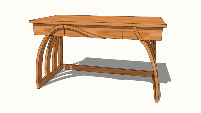 桌子草图大师模型下载-室内家具编号187600 sketchup室内模型下载 第1张