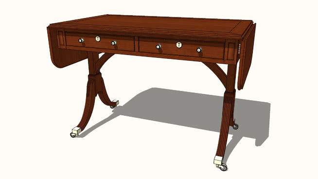 桌子草图大师模型下载-室内家具编号187923 sketchup室内模型下载 第1张