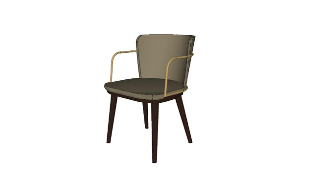 帕尔拉设计艺术椅 sketchup室内模型下载 第1张