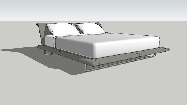 意大利和意大利酒店床上用品 sketchup室内模型下载 第1张