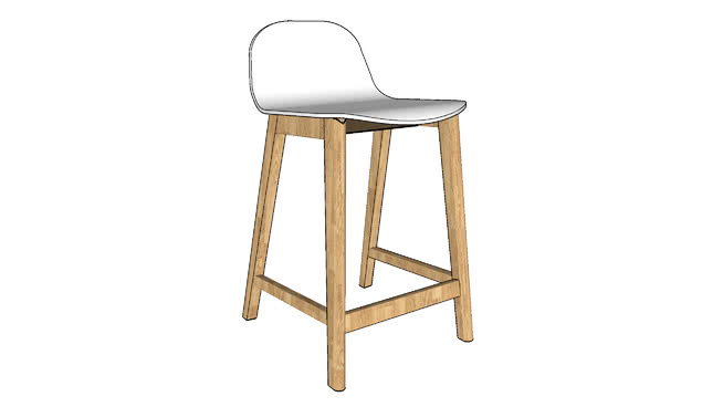 餐椅宴会椅普通椅模型-编号189511 sketchup室内模型下载 第1张