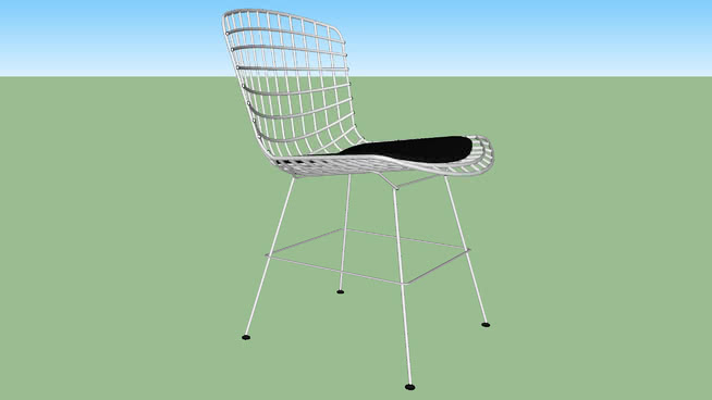 Bertoia almofada室内模型之椅 sketchup室内模型下载 第1张