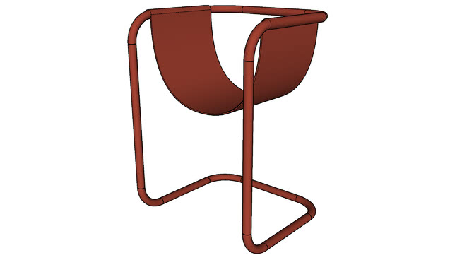 椅子su模型-编号190210 sketchup室内模型下载 第1张