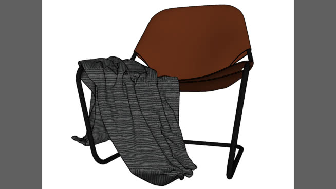 椅子su模型-编号190267 sketchup室内模型下载 第1张