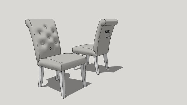 椅子su模型-编号190278 sketchup室内模型下载 第1张