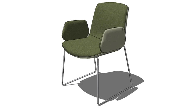 椅子su模型-编号190376 sketchup室内模型下载 第1张