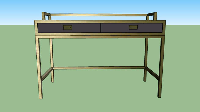 桌子草图大师模型下载-室内家具编号190514 sketchup室内模型下载 第1张