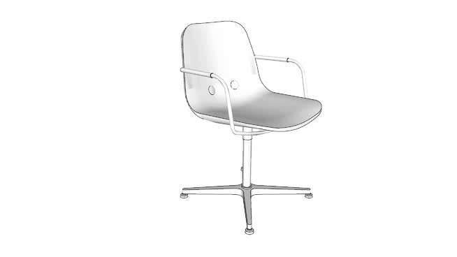 椅子su模型-编号191288 sketchup室内模型下载 第1张