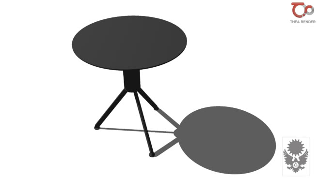 ITALIA外滩咖啡桌 sketchup室内模型下载 第1张