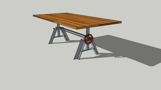 餐桌sketchup模型-编号191753 sketchup室内模型下载 第1张