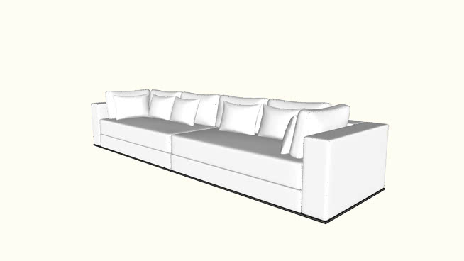 沙发模型-编号192423 sketchup室内模型下载 第1张