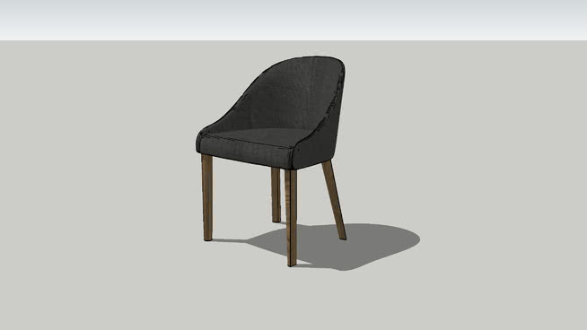 椅子凳子模型-编号192705 sketchup室内模型下载 第1张