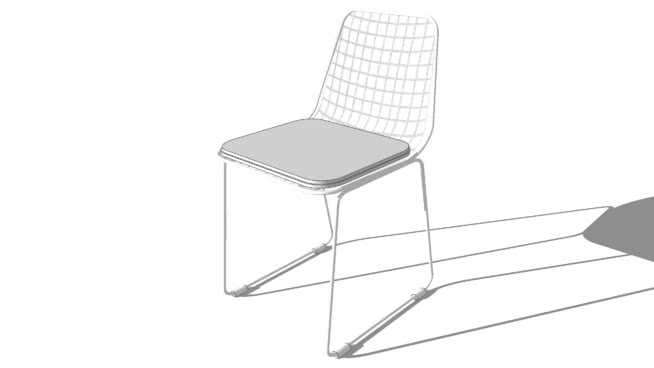 椅子凳子模型-编号192764 sketchup室内模型下载 第1张