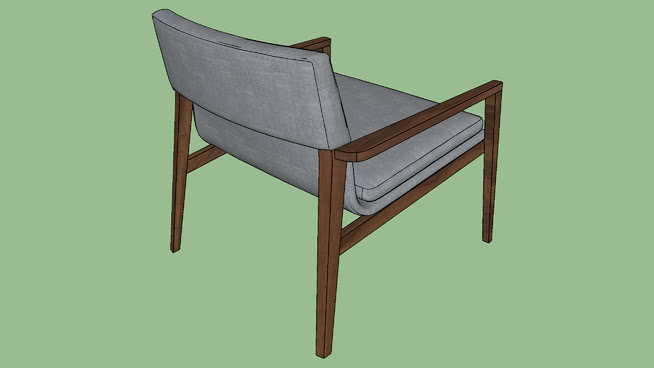椅子模型-编号192818 sketchup室内模型下载 第1张