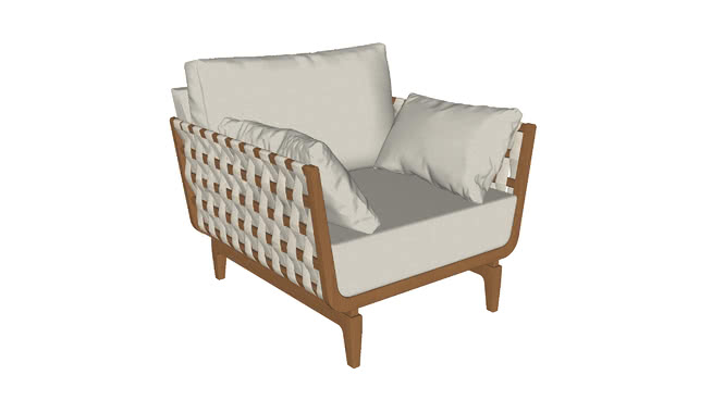 cosy室内模型椅 sketchup室内模型下载 第1张