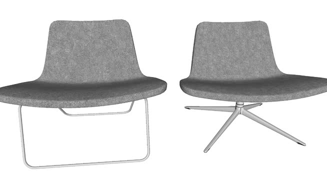 椅子凳子模型-编号193027 sketchup室内模型下载 第1张