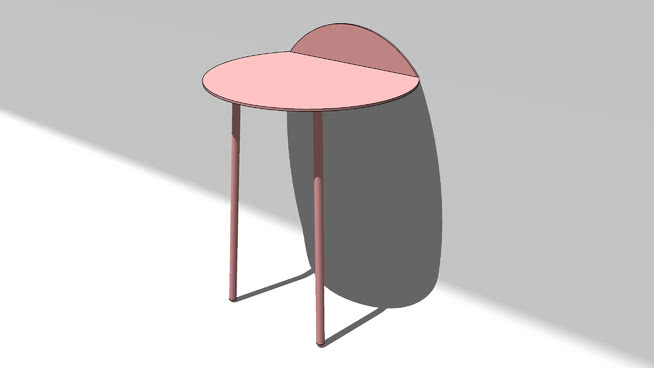 小桌子模型-编号193245 sketchup室内模型下载 第1张