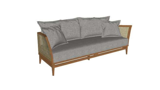 沙发模型-编号193430 sketchup室内模型下载 第1张