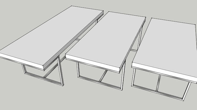 餐桌sketchup模型-编号193528 sketchup室内模型下载 第1张
