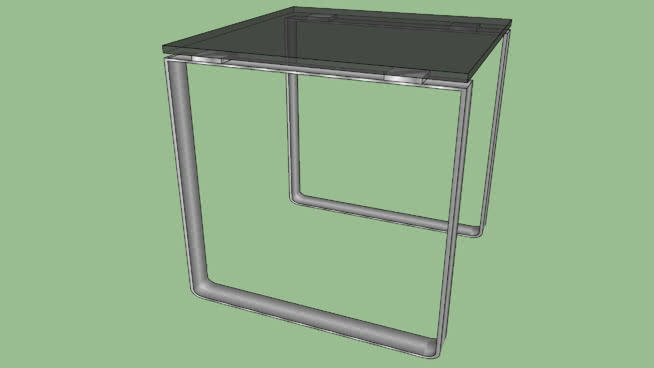 小桌子模型-编号193542 sketchup室内模型下载 第1张