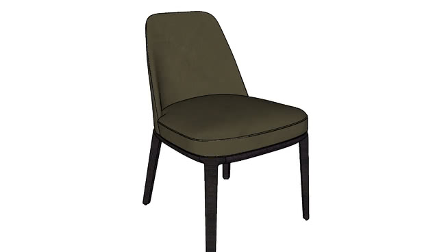 椅子模型-编号193568 sketchup室内模型下载 第1张