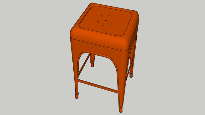 椅子模型-编号193575 sketchup室内模型下载 第1张