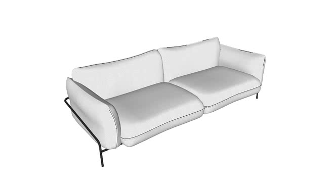 沙发模型-编号193630 sketchup室内模型下载 第1张