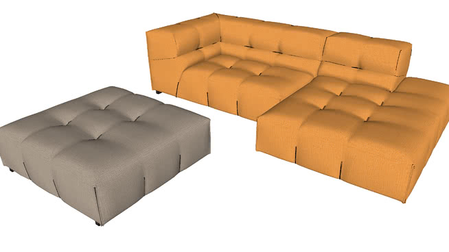 沙发模型-编号193935 sketchup室内模型下载 第1张