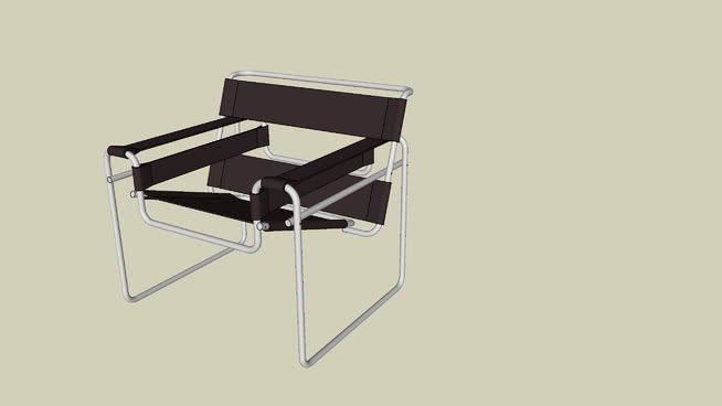椅子凳子模型-编号194035 sketchup室内模型下载 第1张