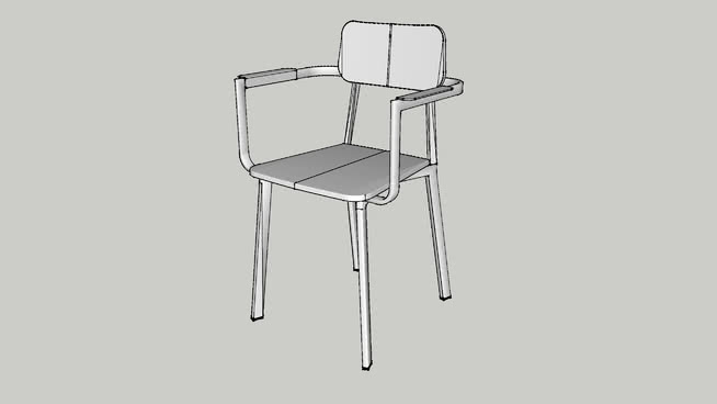 椅子凳子模型-编号194039 sketchup室内模型下载 第1张